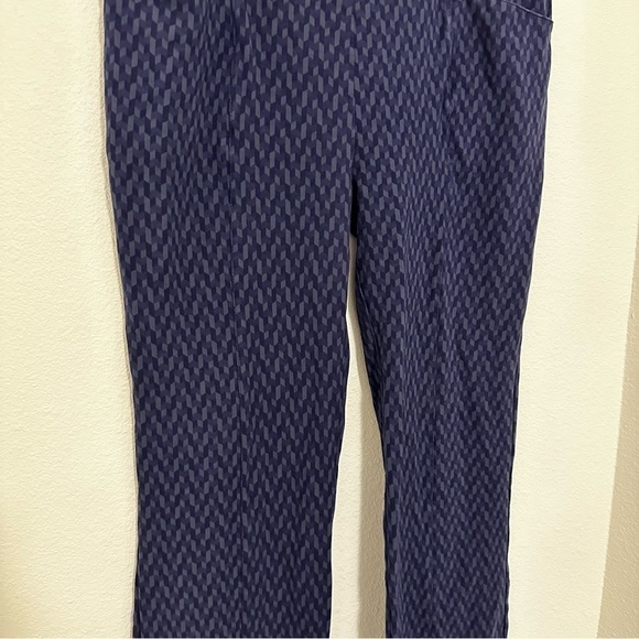 Betabrand Two Pockets Boot Cut Pants Casual Navy Printed Size XXL Petite Women’s - Picture 4 of 11
